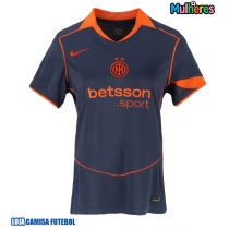 Camisa de Futebol Inter Milan Denzel Dumfries #2 Equipamento Alternativo Mulheres 2025-26 Manga Curta